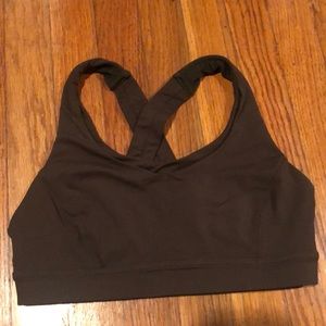 Stash N’ Run lululemon Sports Bra - Olive Green